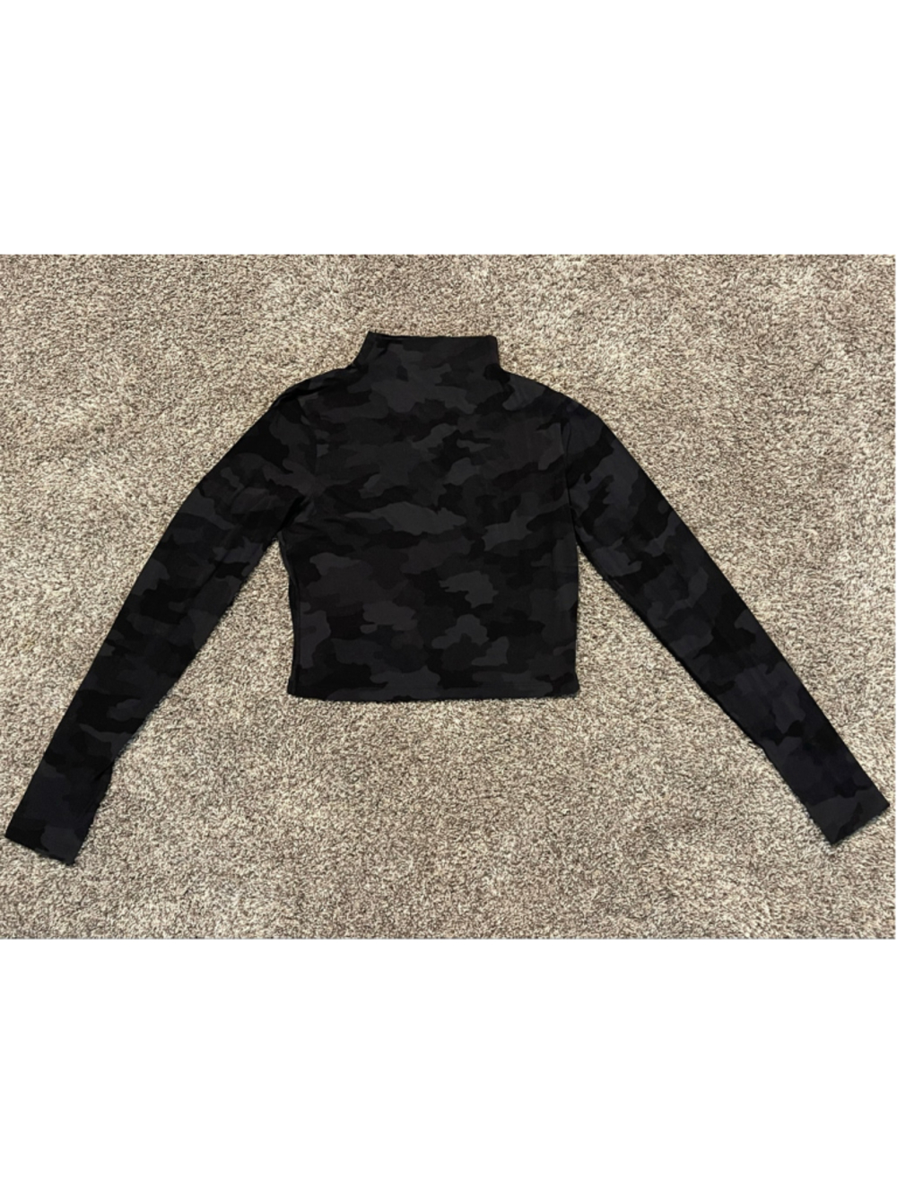 Lululemon Women’s All Aligned Mock Neck Long Sleeve, Approximate Size 8, VGUC